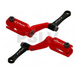   LX1125  Lynx Heli Innovations DFC Main Grip Thrusted Red 130X 